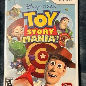 Disney Toy Story Mania 3D Video Game - Red, Blue, Green